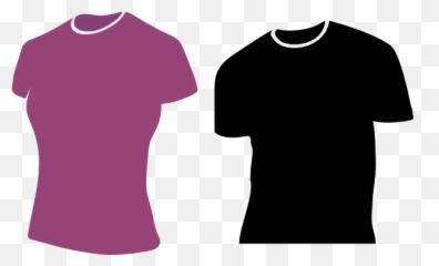 Female Tshirts Clip Art - Woman Shirt Vector Png
