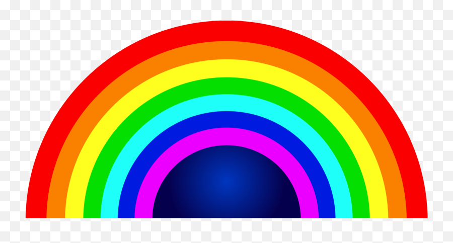 Half Circle Png With Transparent Background - Rainbow Colors Png,Rainbow Background Png