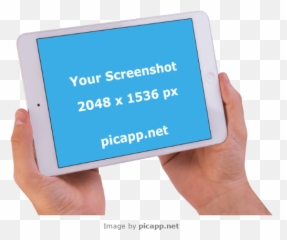 Man Holding His White Ipad - Lift Your Name On High png