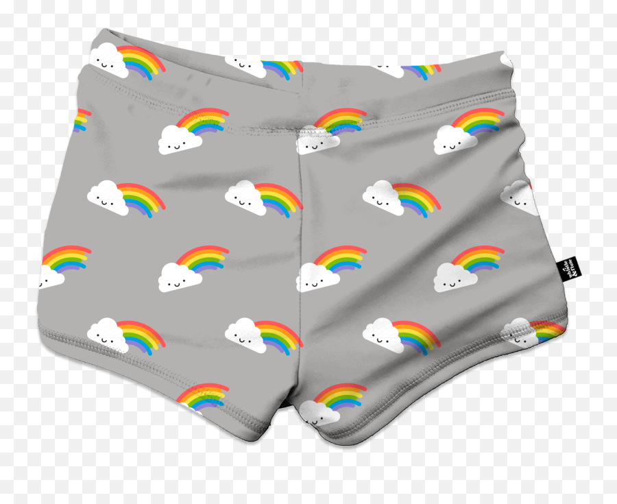 Kawaii Rainbow Swim Trunks - Boardshorts Png,Trunks Png