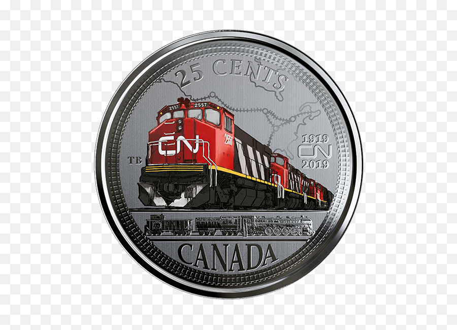 Canada 100th Anniversary Of Cn Rail - Cn 100th Anniversary Coin Png,Railroad Png