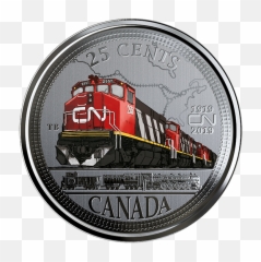 Canada 100th Anniversary Of Cn Rail - Cn 100th Anniversary Coin Png,Railroad Png