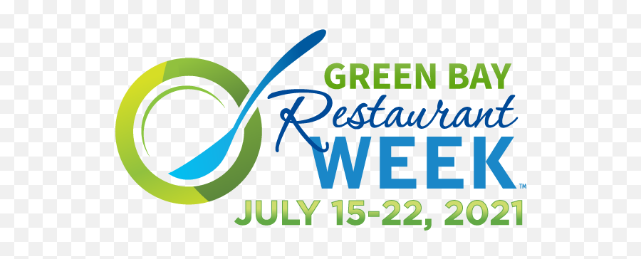 Green Bay Restaurant Week - Vertical Png,Blue And Green Logo