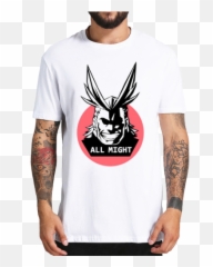 My Hero Acadamia - All Might Red Background TShirt png