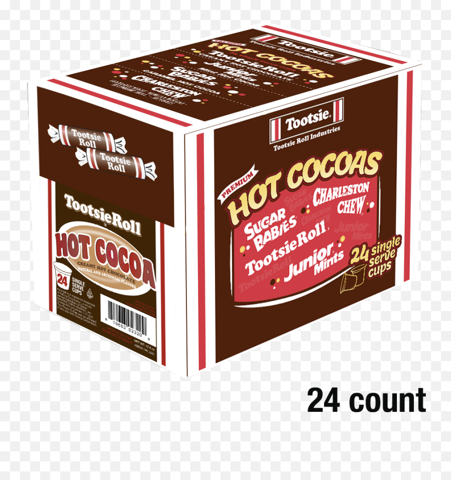 Single Serve Coffee Tea Hot Cocoa - Product Label Png,Tootsie Roll Png