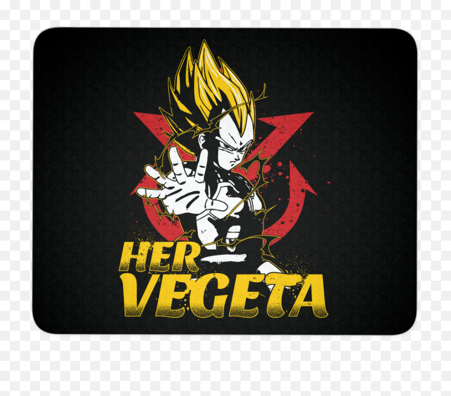 Super Saiyan Her Vegeta Mouse Pad - Her Vegeta Png,Vegeta Logo