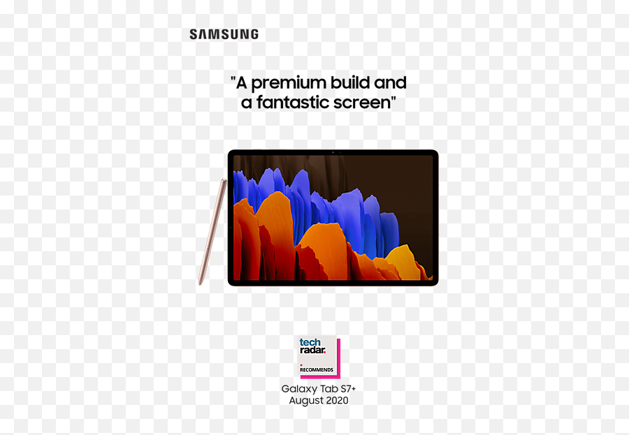 Samsung Galaxy Tab S7 5g Carphone Warehouse - Samsung Png,Galaxy S7 Icon Size