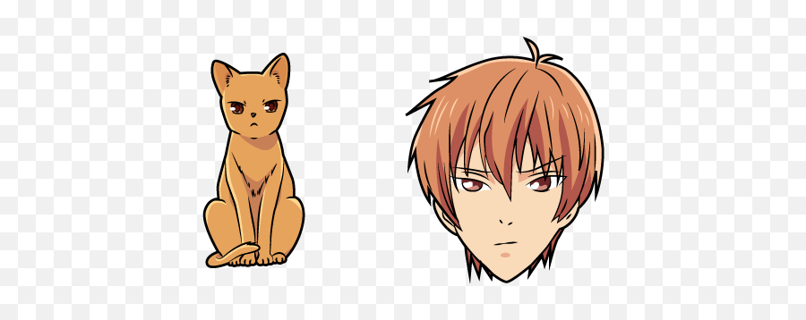 Fruits Basket Kyo Sohma - Kyo Cat Transparent Png,Winry Rockbell Icon