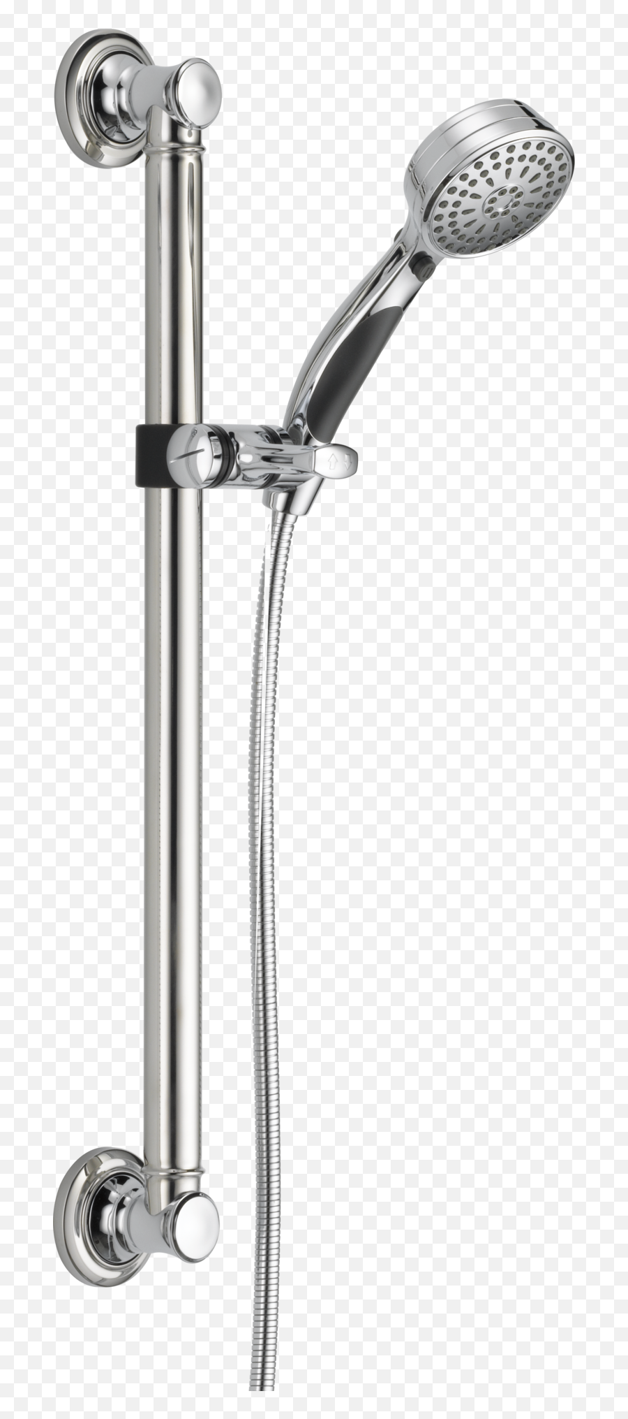 9 - Spray Activtouch Hand Shower With Traditional Slide Bar Grab Bar In Chrome 51900 Delta 51900 Png,Hand Grab Icon