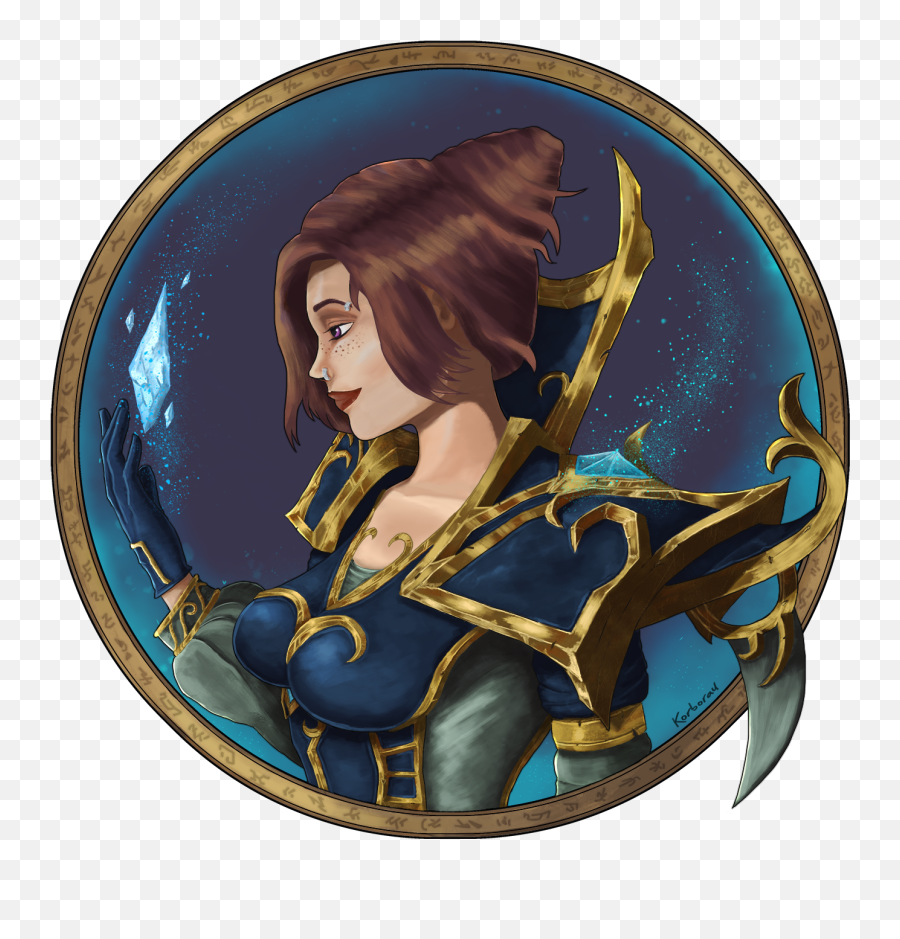 Commission Of A Frost Mage I Did That - Fictional Character Png,Frost Mage Icon
