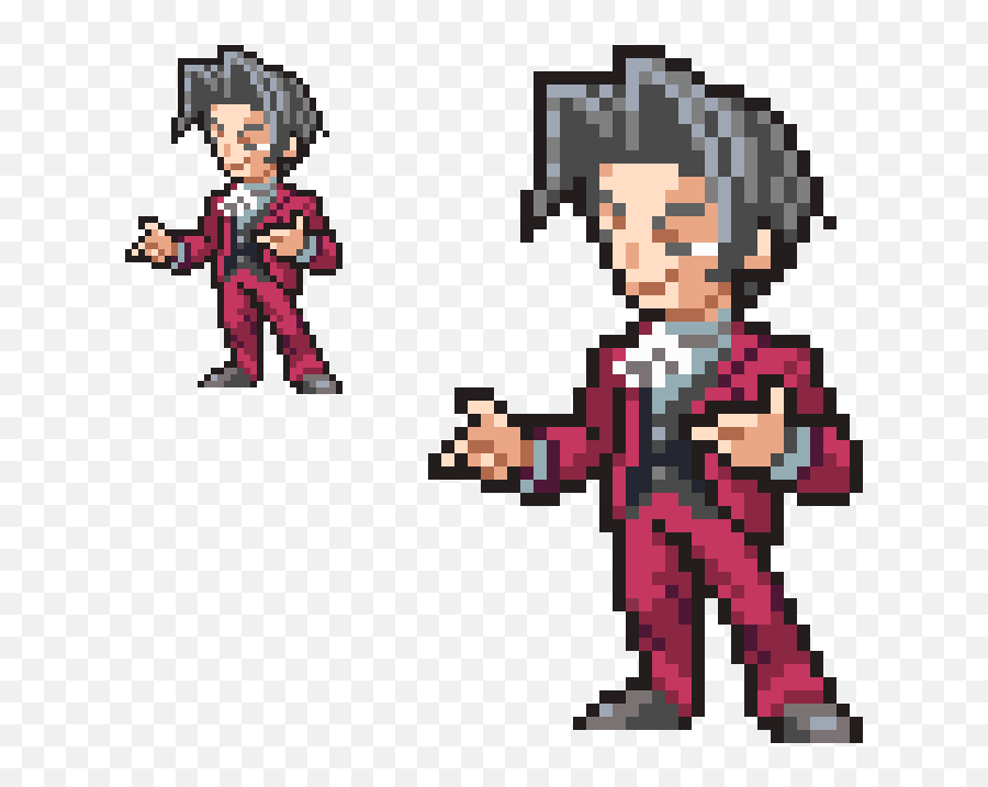 Phoenixwrightaceattorney Hashtag - Fictional Character Png,Miles Edgeworth Icon