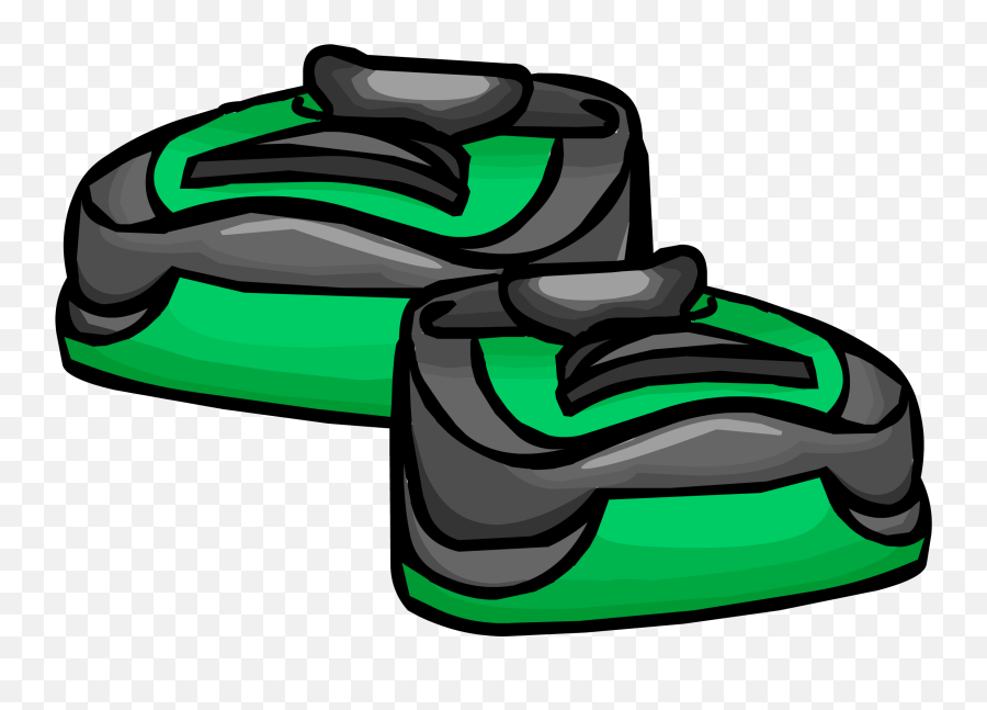 Green Running Shoes Club Penguin Wiki Fandom - Club Penguin Rewritten Running Shoes Png,Tennis Shoes Icon