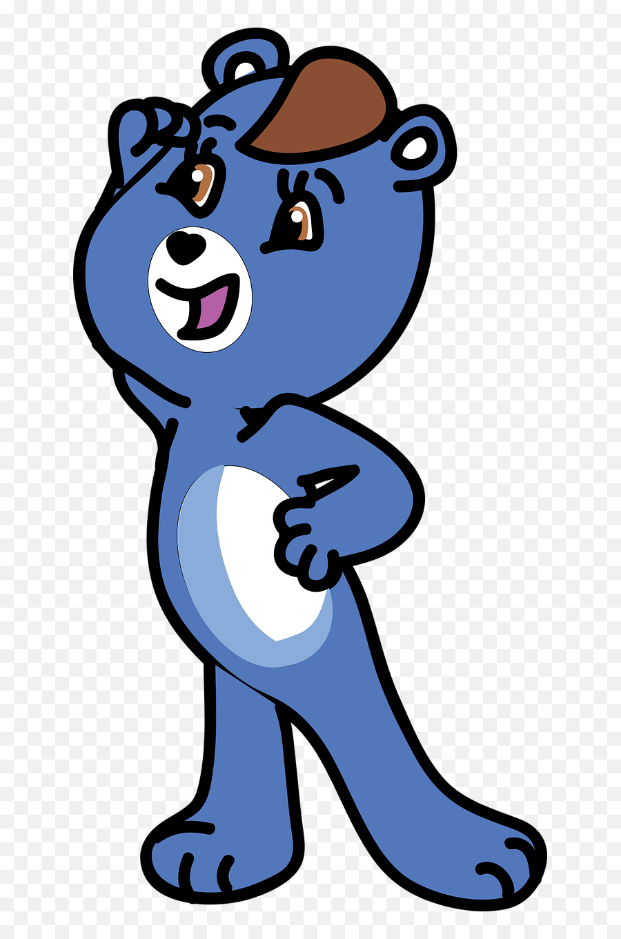 Fictional Character Artwork Gummy Bear - Cute Happy Animal Cartoon Character Drawings Png,Gummy Bear Png