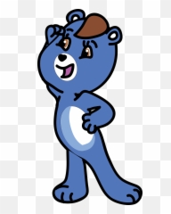 Fictional Character Artwork Gummy Bear - Cute Happy Animal Cartoon Character Drawings Png,Gummy Bear Png