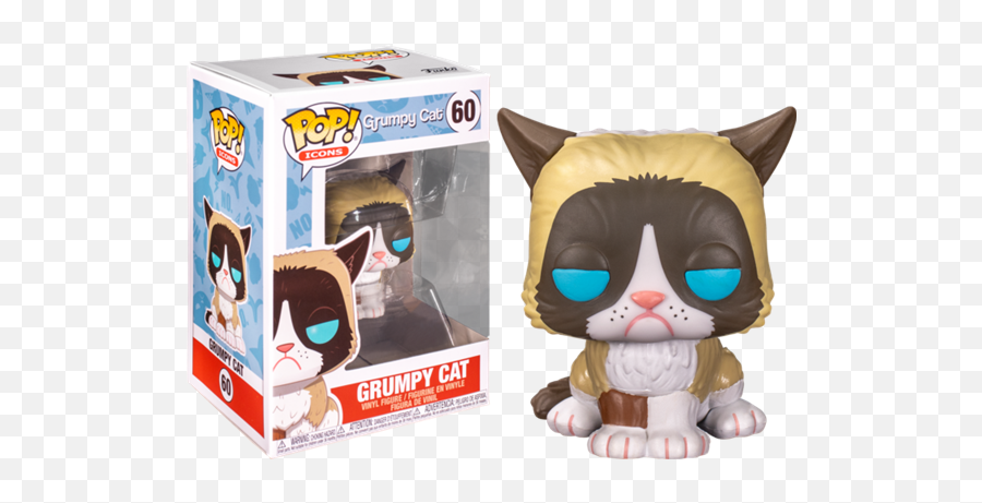 Grumpy Cat Flocked Exc Pop Funko Png Icon