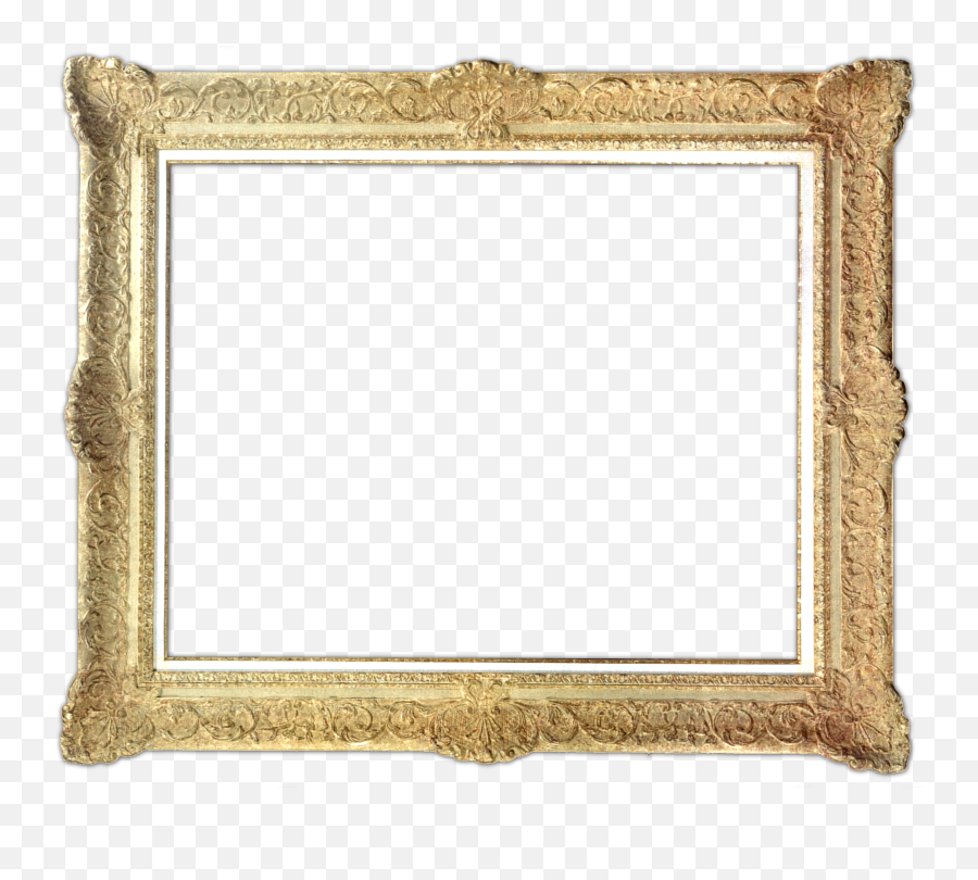 Golden Frame Transparent Png Clipart - Transparent Golden Picture Frame,Gold Frame Transparent