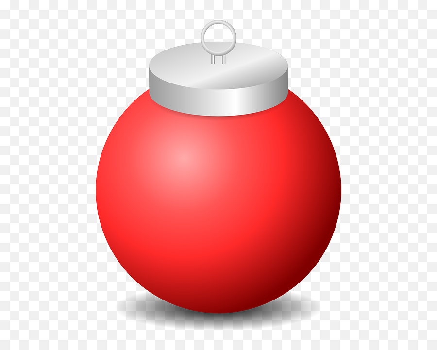 Christmas Ball Red - Free Vector Graphic On Pixabay Png,Christmas Ball Icon