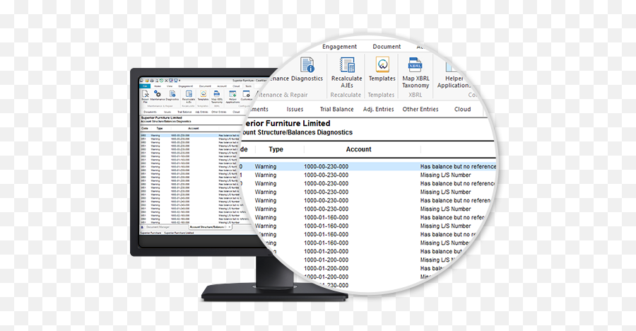 Automated Financial Reporting Software For Cpas Caseware Ca Png Xbrl Icon