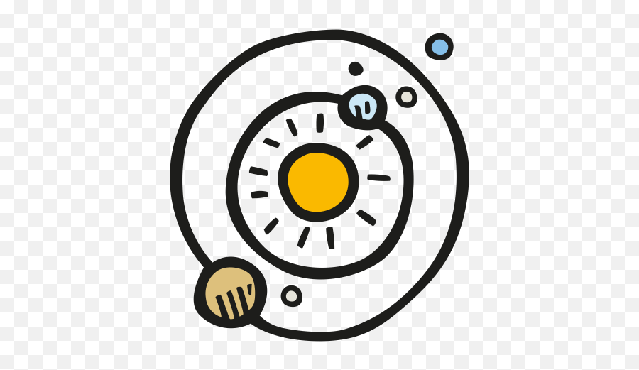 Solar System Icon - Solar System Logo Png,Solar Flare Png