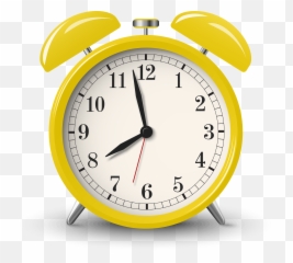 Clock Alarm Material Watch Yellow Vector Design Clipart - Png