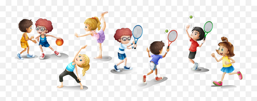 Play Clipart Healthy Sport Transparent - Sport Children Png,Children Playing Png