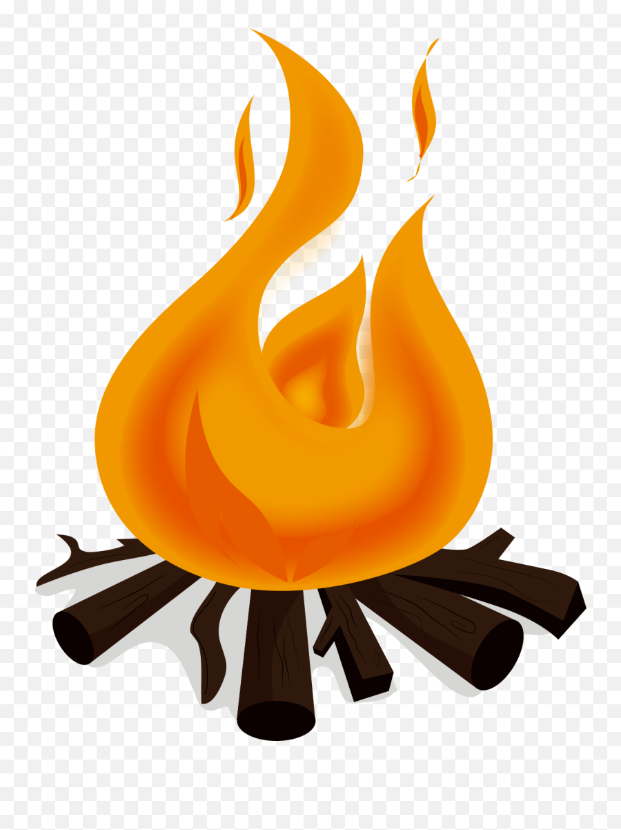 Campfire Png Vector - Campfire Emoji Transparent Png,Campfire Png