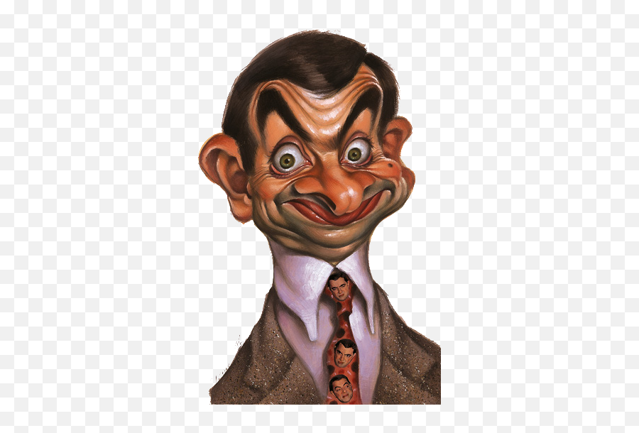 Caricature De Mr Bean Png Image - Mr Bean Caricature,Mr Bean Png