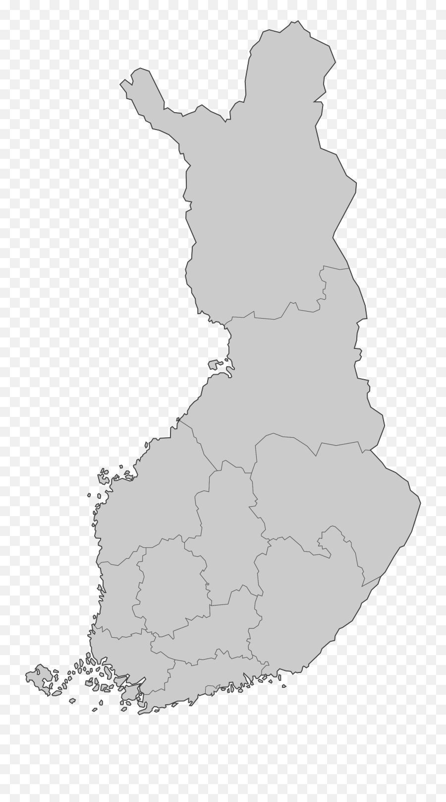 Filefinland Election Map Blankpng - Wikimedia Commons Finland Main Cities,Blank Image Png