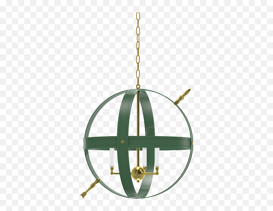 Green Lantern Symbol Png - Cambridge Iii Brass Cross Chandelier,Green Lantern Logo Png