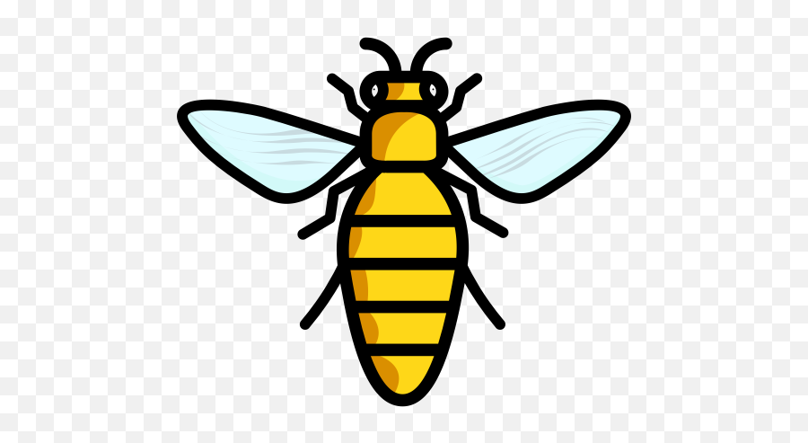 Bee Fly Honey Insect Icon - Honey Bee Png,Insects Png