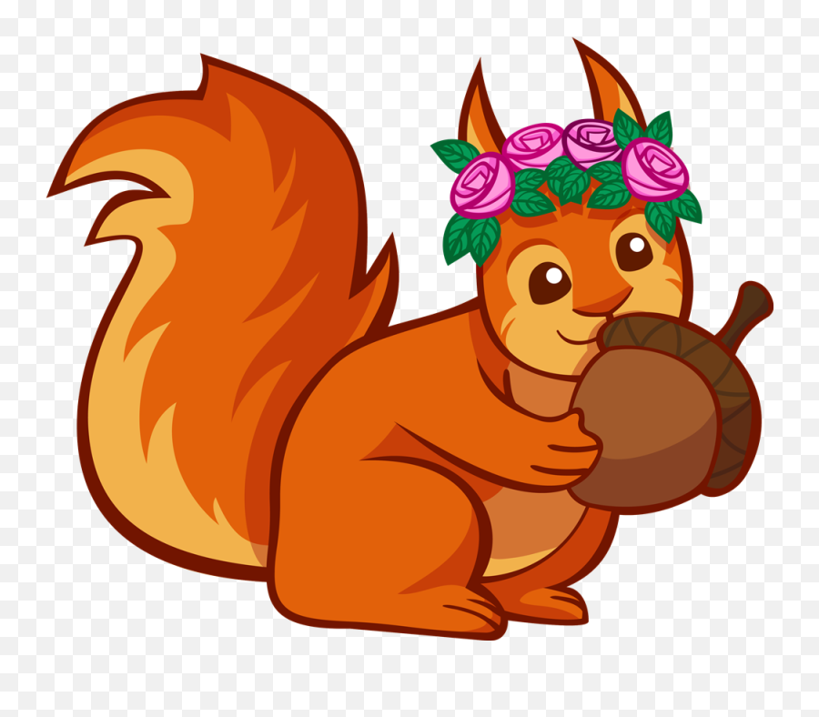 Download Red Squirrel Clipart Transparent Background - Clipart Transparent Background Squirrel Png,Squirrel Transparent Background