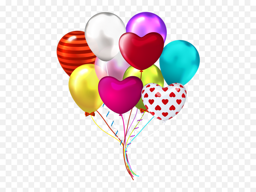 Balloons Png Clip Art - Love Eid Ul Adha Mubarak,Feliz Cumpleaños Png