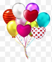 Balloons Png Clip Art - Love Eid Ul Adha Mubarak,Feliz Cumpleaños Png