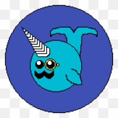Download Fancy Narwhal - Clip Art Png,Narwhal Png