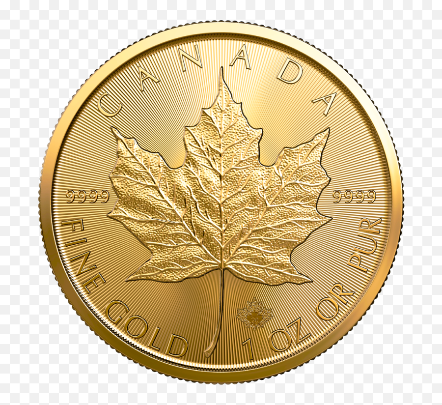 1 Oz Maple Leaf 2020 Gold Coin - 2020 Silver Maple Leaf Png,Coin Transparent