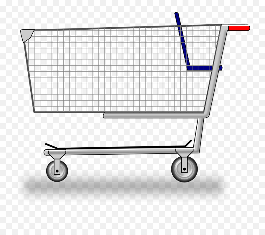 Cart Groceries Shopping - Empty Shopping Cart Clipart Png,Groceries Png