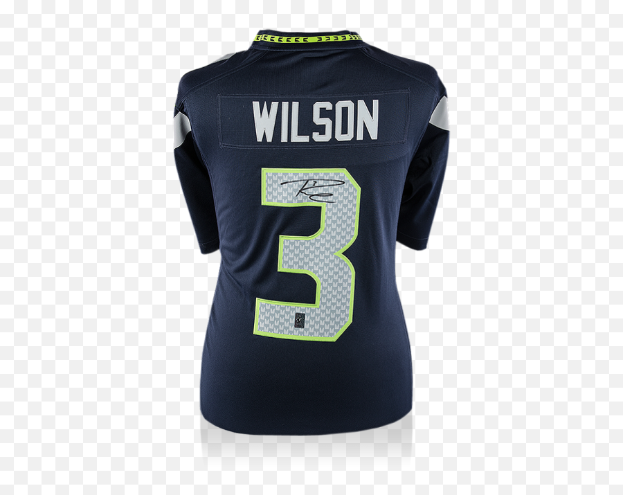 Signed Seattle Seahawks Jersey - Russell Wilson Jersey Back Png,Seattle Seahawks Png