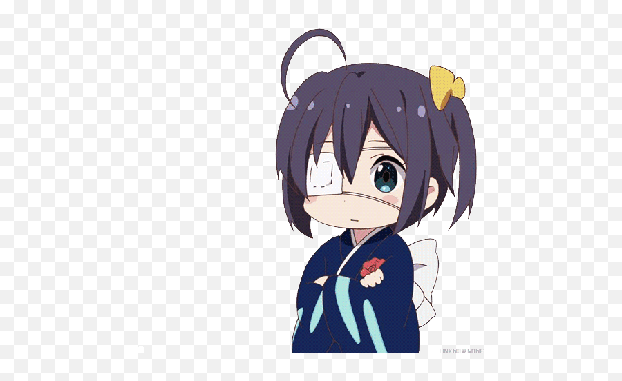 Transparent Anime Gif 4 Images Download - Anime Chibi Rikka Png,Anime Girl Transparent Background