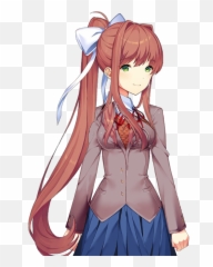 Monika Png Sprite - Monika Ddlc Png,Monika Png