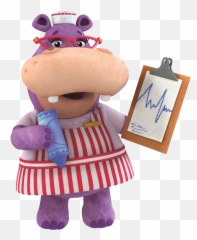 Clipart Doc Mcstuffins Hallie - Hippo Doc Mcstuffins Characters Png,Doc Mcstuffins Png