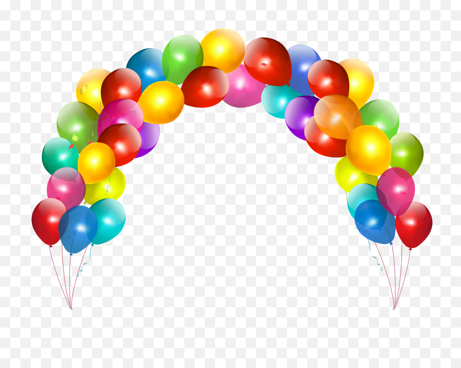 U Shaped Balloons Png - Thank You For All Your Birthday Wishes,Up Balloons Png