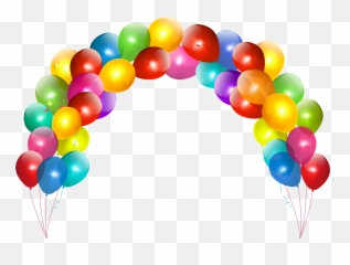 U Shaped Balloons Png - Thank You For All Your Birthday Wishes,Up Balloons Png