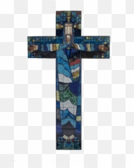 Cross Stained Glass Png Image With - Free Stained Glass Cross Png,Stained Glass Png