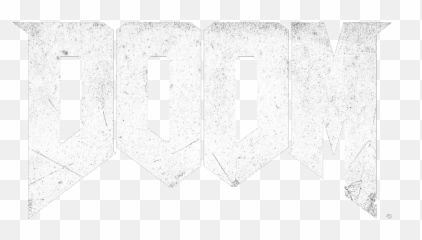 Doomguy Png - Doom Doom Logo White Png 718713 Vippng Doom Logo Png,Doom Guy Png