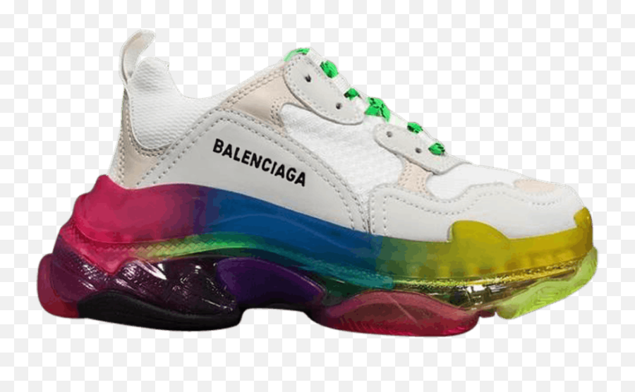 Agent Mince syv Balenciaga Shoes Cheap Fake Triple S Sale - Balenciaga Triple S Rainbow  Sole Png,Balenciaga Png - free transparent png images - pngaaa.com