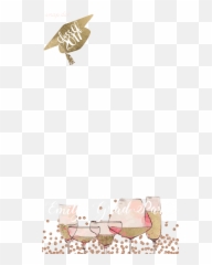 Graduation Party Snapchat Filter - Png Full