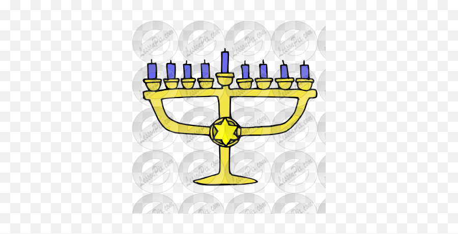 Menorah Picture For Classroom Therapy Use - Great Menorah Clip Art Png,Menorah Png