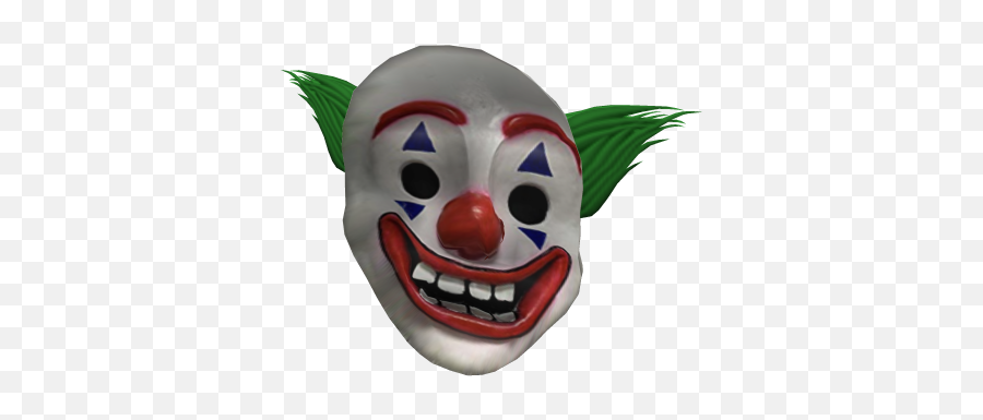 The Jokes Mask Roblox Wikia Fandom - Clown Png,Joker Mask Png