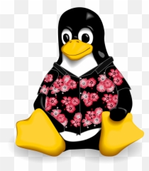 Casualtuxpng Casual Tux Casualtux - Hibiscuspng Linux Logo Png,Hawaiian Png