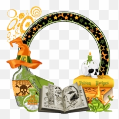 Cadreshalloween - Frame Halloween Transparent Png Clipart Frames